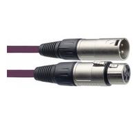 Stagg SMC3 CPP - Câble de microphone XLR/XLR (m/f), 3 m, violet