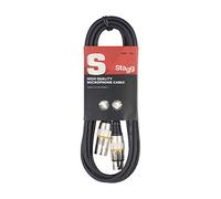 Stagg SMC3 YW Câble Microphone Jaune - 3m