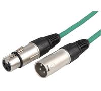 STAGG - SMC3CGR - 3 Broche XLR Mâle Vers Femelle Micro Câble, 3M Vert
