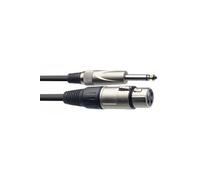 Stagg Music Câble microphone SMC6XP 6 m XLR vers Jack 6,35 mm Haute qualité Noir