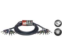 Stagg SML3/8P8P E Multipaires MULTICABLE 8JCKm-8JCKm ML 3M