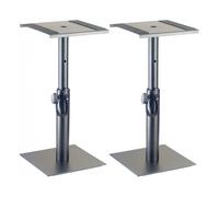 Stagg SMOS-05 SET - Deux supports de moniteur de studio ou de lumières, réglables en hauteur