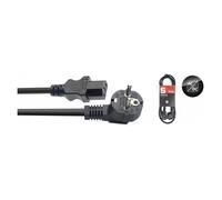 Stagg SPW1,5IECFPEU15 - Série S, câble secteur, IEC/Schuko (f/m), 1,5 m