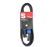 Stagg SSP2SS15 Câble Speakon-Speakon à plomb 2 m Noir