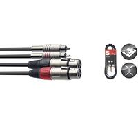 Stagg STC060CMXF Câble Double f. XLR/m - 60cm