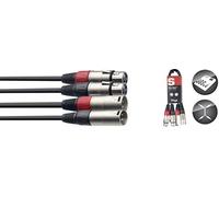 Stagg STC060XMXF Câble Double m. XLR/f - 60cm