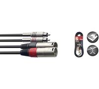 Stagg STC6CMXM - Câble bretelle, XLR/RCA (m/m), 6 m