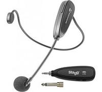 Stagg SUW 12H-BK - Micro-casque sans fil de 2,4 GHz (avec émetteur et récepteur) G
