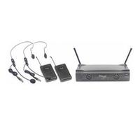 Stagg SUW 50 HH FH EU - Système de micros-casques sans fil UHF true diversity 2 canaux G
