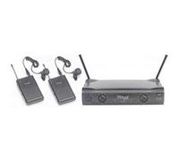 Stagg SUW 50 LL FH EU - Système de micros-cravates sans fil UHF true diversity 2 canaux G