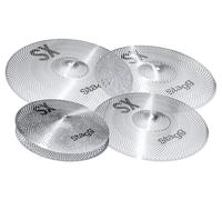 Stagg SX Ensemble de cymbales à faible volume avec housse pour cymbales SXM 14/16/18/20"