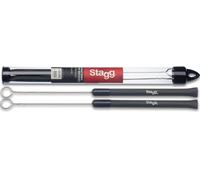 Stagg Music Balais télescopiques SBRU20-RM – manche caoutchouc