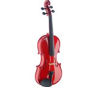 Stagg Violine 4/4 Pleine Taille Rouge, Ensemble En Acajou, Complet, Avec Étui