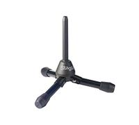 Stagg WIS-A45 Support Pliable pour Flûte ou Clarinette, Noir | Appui ABS avec pieds métalliques pliables - support pliant robuste pour flûte ou clarinette