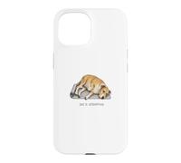 Staghound Yoga Dog Day 3 Tentative Coque pour iPhone 15