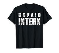 Stagiaire Non rémunéré Citation drôle de Stage T-Shirt Graphique avec Valeur