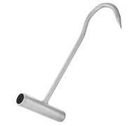 STAHAD 1 Crochet de T Robuste Lève-Regard à Poignée Allongée en Fer Outil de Levage Transport Multifonction pour Professionnels Ouverture de Plaques d'Égout