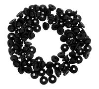 STAHAD 100 Œillets Passe-câbles en Caoutchouc 5,2 Mm pour Poteaux Métalliques, Manchons de Protection Anti-abrasion Étanches Résistants aux Intempéries, Kit de Protection Câble