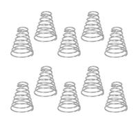 STAHAD 20 Pièces Ressorts en Acier Inoxydable Coniques de Tour pour Compartiment Batterie Aaa, Élasticité Constante et Contact Sécurisé, pour Lampe de Poche en Extérieur