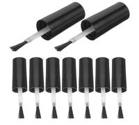 STAHAD 20pcs Pinceaux de Remplacement pour Bouchons de Flacons de Vernis à Ongles en Gel 10ml avec Fibres Artificielles Pratiques pour Salons de Beauté et Usage Domestique