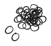 STAHAD 30 Pièces C Shaped Curtain Hooks for Drapes Weatherproof Clips for Camping Tent Sunshade Nets Easy Installation and Portable Design