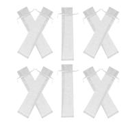 STAHAD 30 pièces Lot de Pochettes Organza Décoratives Argentées pour Rangement Éventails Pliants Sacs Cadeaux Polyvalents pour Mariage Fête et Loisirs Créatifs