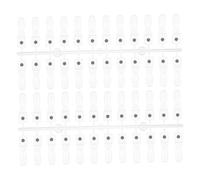 STAHAD 48 Pièces Nail Sample Sticks Magnetic Color Card For DIY True Color Display Portable Manicure Art Supplies For Home And Studio Use