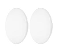 STAHAD Abat-Jour de Rechange Sphériques pour Plafonnier en PVC Blanc, Lot de 2, Installation Facile par Rotation, pour Chambre et Balcon