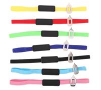 STAHAD Accessoires de Lecture Lot de 7 Marque-Pages Élastiques en Cuir PU, Pinces Colorées pour Livres, Adaptés pour Voyages et Journaux