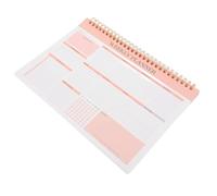 STAHAD Agenda Hebdomadaire Non Daté B5, Bloc-notes Agenda à Spirale Métallique, Planificateur Hebdomadaire avec Large Espace D’écriture, Organisation Travail, Planification Vie