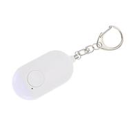 STAHAD Alarme Personnelle Portable Rechargeable Lampe LED Blanche, Sécurité Extérieure pour Joggeuses et Promeneuses Nocturnes, Alarme Porte-Clés à Suspendre