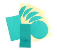 STAHAD Autocollants Adhésifs pour Manomètre, Lot de 7 Feuilles Étiquettes de Différentes Formes et Tailles, Résistantes et Polyvalentes, pour Instruments de Mesure en Atelier