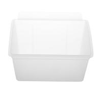 STAHAD Bacs de Rangement pour Garage en Plastique Transparent, Organisateur Mural à Lattes, Boîte Multifonction pour Outils, Adapté à L'Atelier, Bureau et Espace Domestique