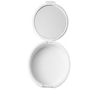 STAHAD Boîte de Rangement Portable en Plastique pour Dentier et Appareil Orthodontique Couvercle, Protège les Dommages Accidentels Lors du Transport