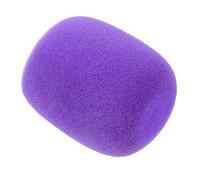 STAHAD Bonnette Anti-Vent en Mousse pour Microphone Portable, Protection Antidérapante Renforcée, Lavable et Réutilisable, Taille Standard, Violet, Adaptée pour Enregistrement Vocal et
