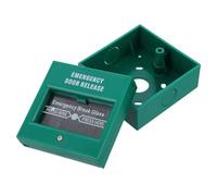 STAHAD Bouton d'urgence Réinitialisable et Interrupteur de Commande d'urgence Incendie pour Sécurité Entreprise Déverrouillage Rapide de Porte et Alarme Bris de Glace