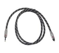 STAHAD Câble Audio Optique 1 Mètre Spdif Numérique 5.1 Canaux Compatible Tv Console, Câble Fibre Optique Solide en Alliage de Zinc et Pvc pour Home Cinéma et Haut-parleurs