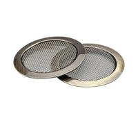 STAHAD Caches-rosaces de Guitare à Résonateur en Bronze Vert Antique, Lot de 2 Inserts Grillagés Compatibles Guitares à Résonateur, Accessoires pour Protection et Amélioration Sonore