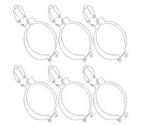 STAHAD Clips Étanchéité Acier Inoxydable pour Bocaux 6 Agrafes Fixes Boucles Verrouillage Filets Renforcés Conservation Alimentaire