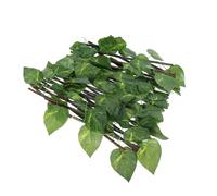 STAHAD Clôture D'intimité en Feuilles Artificielles Vertes pour Jardin et Cour, Haie Extensible en Bois et Plastique, Haute Fidélité, Ne Se Décolore Pas, Décoration Extérieure