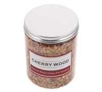 STAHAD Copeaux de Bois de Cerisier pour Fumage 125g Morceaux Naturels pour Barbecue à Gaz et Fumoir Bois pour Fumer la Viande, pour Grillades et Cocktails en Extérieur