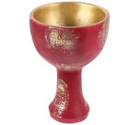 STAHAD Coupe du Saint Graal en Résine Artisanale, Gobelet Sacré Multifonction 1 Pièce, Accessoire Religieux pour Rituels et Décoration Intérieure, Sculpture Décorative Cosplay