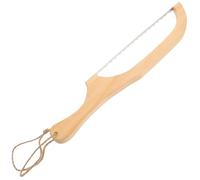 STAHAD Couteau à Dentelé en Bois Lame Inox Résistante, Outil à Trancher Long, Poignée Ergonomique pour Usage Maison, Boulangerie Cuisine Professionnelle