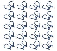 STAHAD Crochets D’Oreille Anti-Perte Légers Bleus, 20 Paires, Accessoires pour Écouteurs sans Fil Sport Compatibles, Maintien Sécurisé pour Course, Gym et Vélo