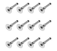 STAHAD Embouts de Rechange pour Stylet Tactile 12 Pcs, Pointe Disque Ronde en Silicone Transparent, Compatibles Écrans Capacitifs pour Tablette, Smartphone et Écran Tactile