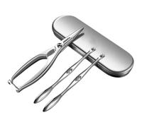 STAHAD Ensemble D'ustensiles Cuisine en Acier Inoxydable pour Fruits de Mer, Casse-crabes Réutilisable Facile à Utiliser, Cuisine et Amateurs de Crustacés