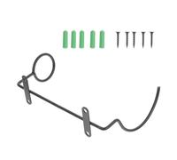 STAHAD Étagère à Vin Murale en Fer Noir Support de Bouteilles de Vin Rangement Mural Organisateur Cuisine et Bar Couleur Aléatoire