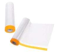 STAHAD Film Isolant Fenêtres Hiver Pe Transparent 2 Rouleaux 1,5x20m avec Joint D’étanchéité Autocollant, Kit Isolation Thermique et Protection Froid, Vent et Intempéries pour Grandes