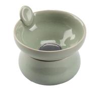 STAHAD Filtre à Thé en Céramique Bleu Qing Song, Passoire Réutilisable pour Thé en Vrac, Accessoire de Dégustation Maison, Outil de Filtration Rétro Pratique, Compatible Infusion Kung