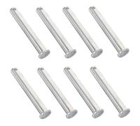 STAHAD Goupille de Verrouillage en Métal M8x75 Argentée 8 Pcs, Accessoire D’échafaudage Trou, Équipement de Fixation pour Structures et Systèmes de Chantier, Fourniture D’échafaudage